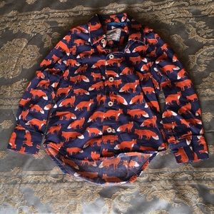 Mini Boden Fox Button Up